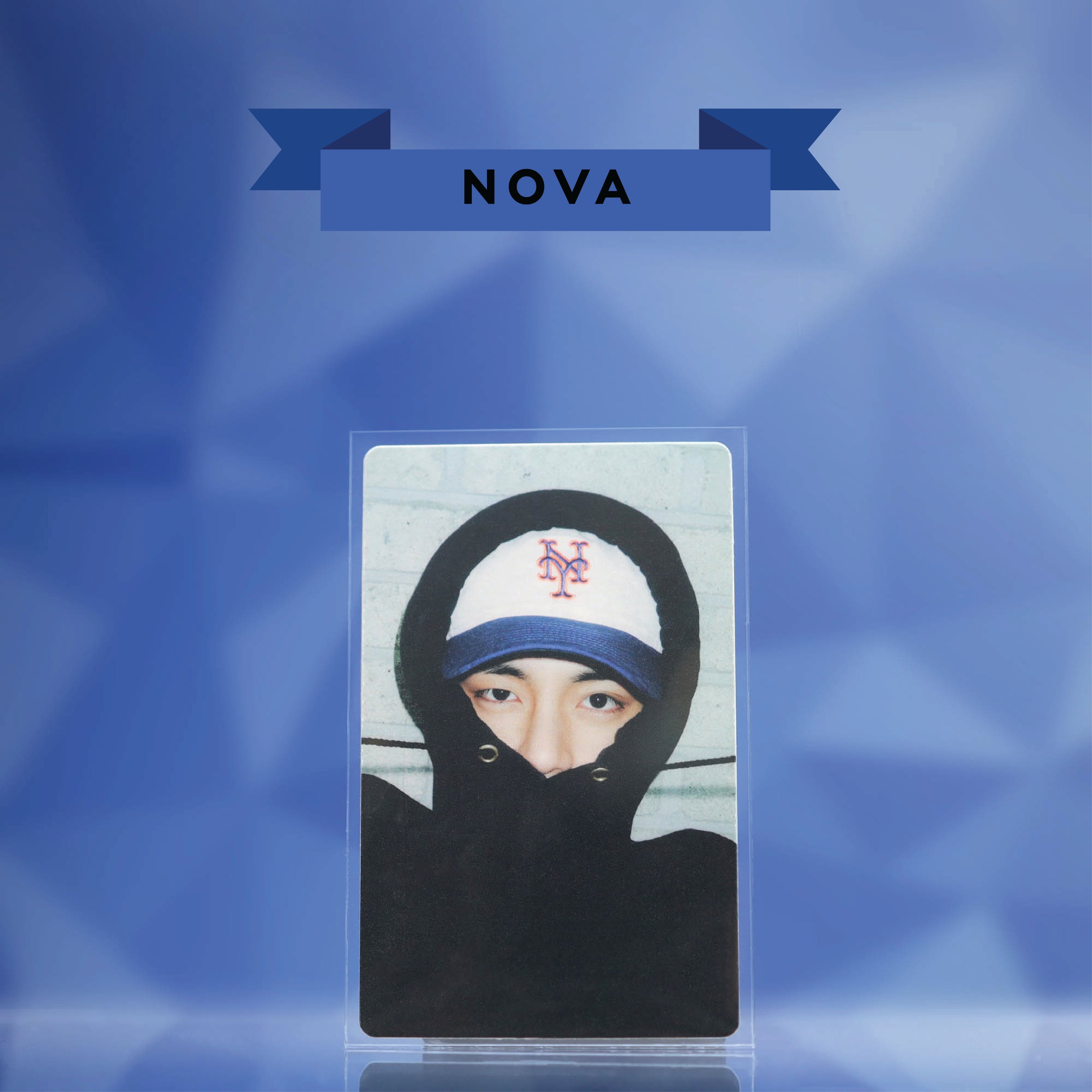 Nova Slim Photocard Sleeves - Prism Platinum US