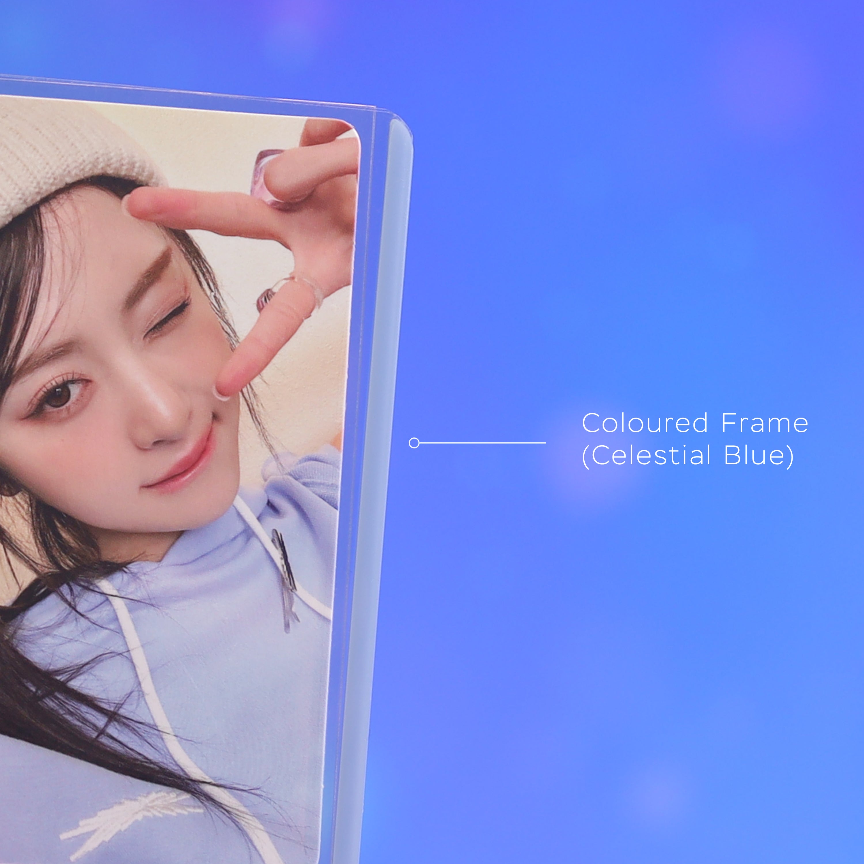 Photocard 3 #Size_Photocard#Color_Blue - Celestial