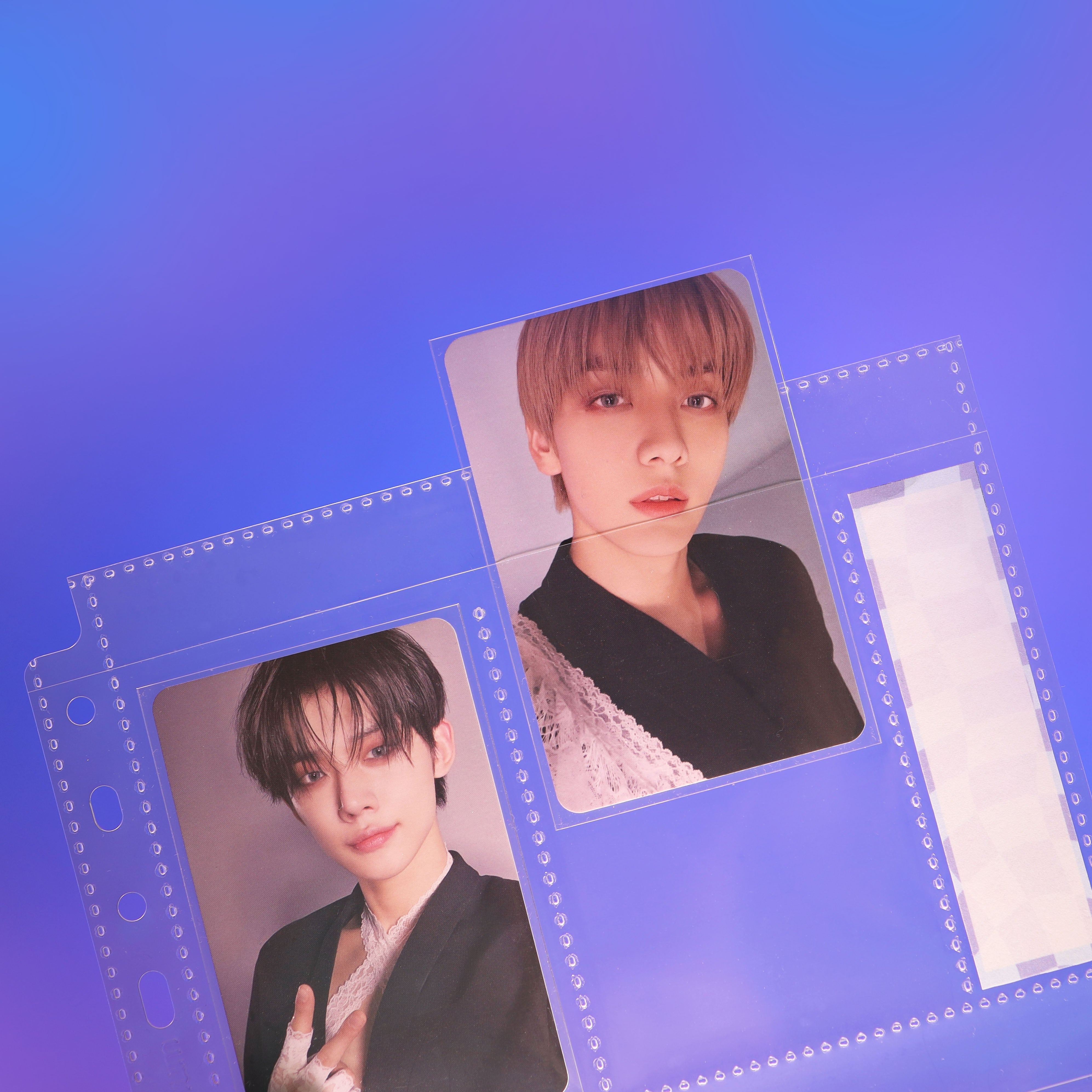 [Version 2] Custom A5 pages - 4-Pocket - Slim Photocard - Prism Platinum US