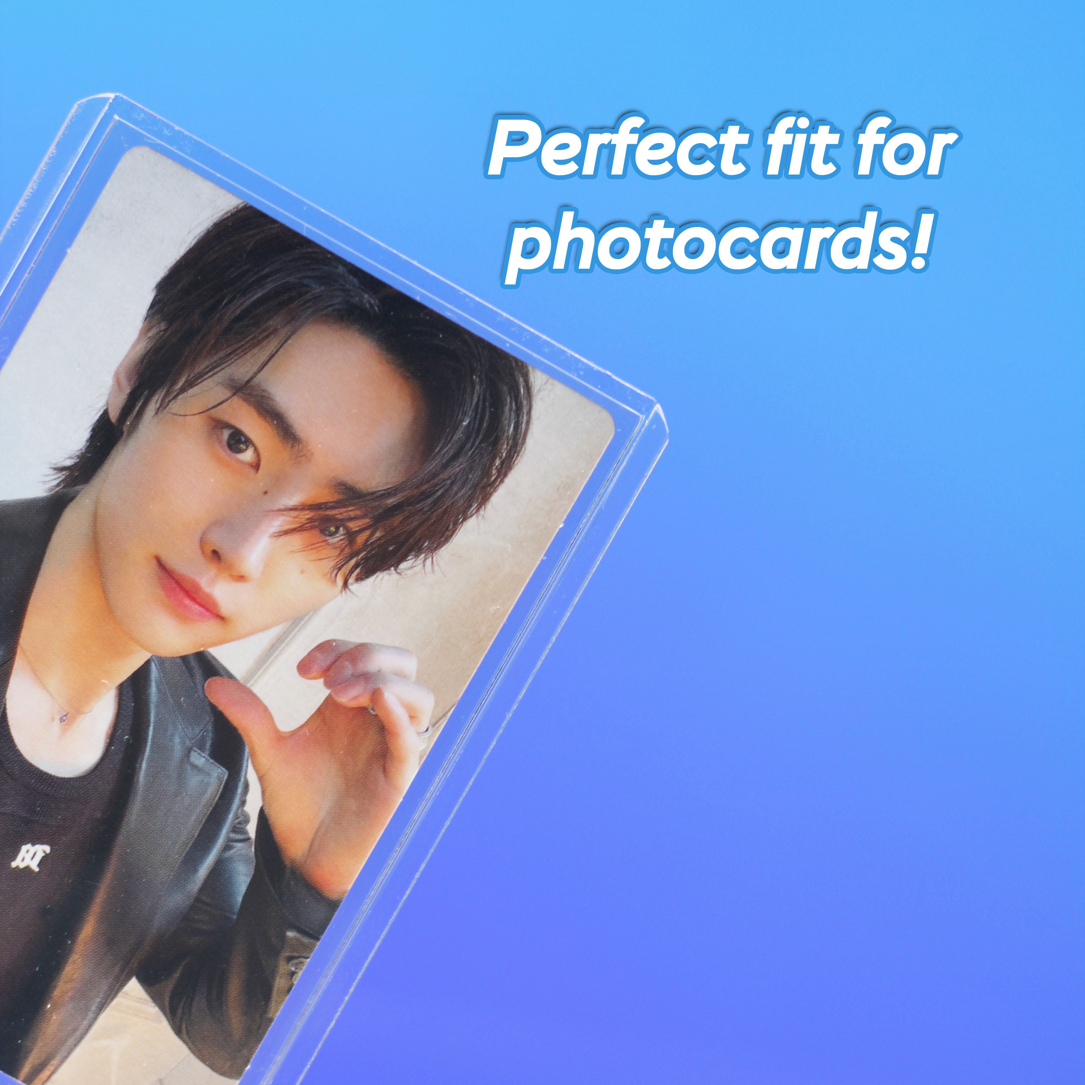 Archival Clear Photocard Toploader - Pack of 10 - SMALL - Prism Platinum US