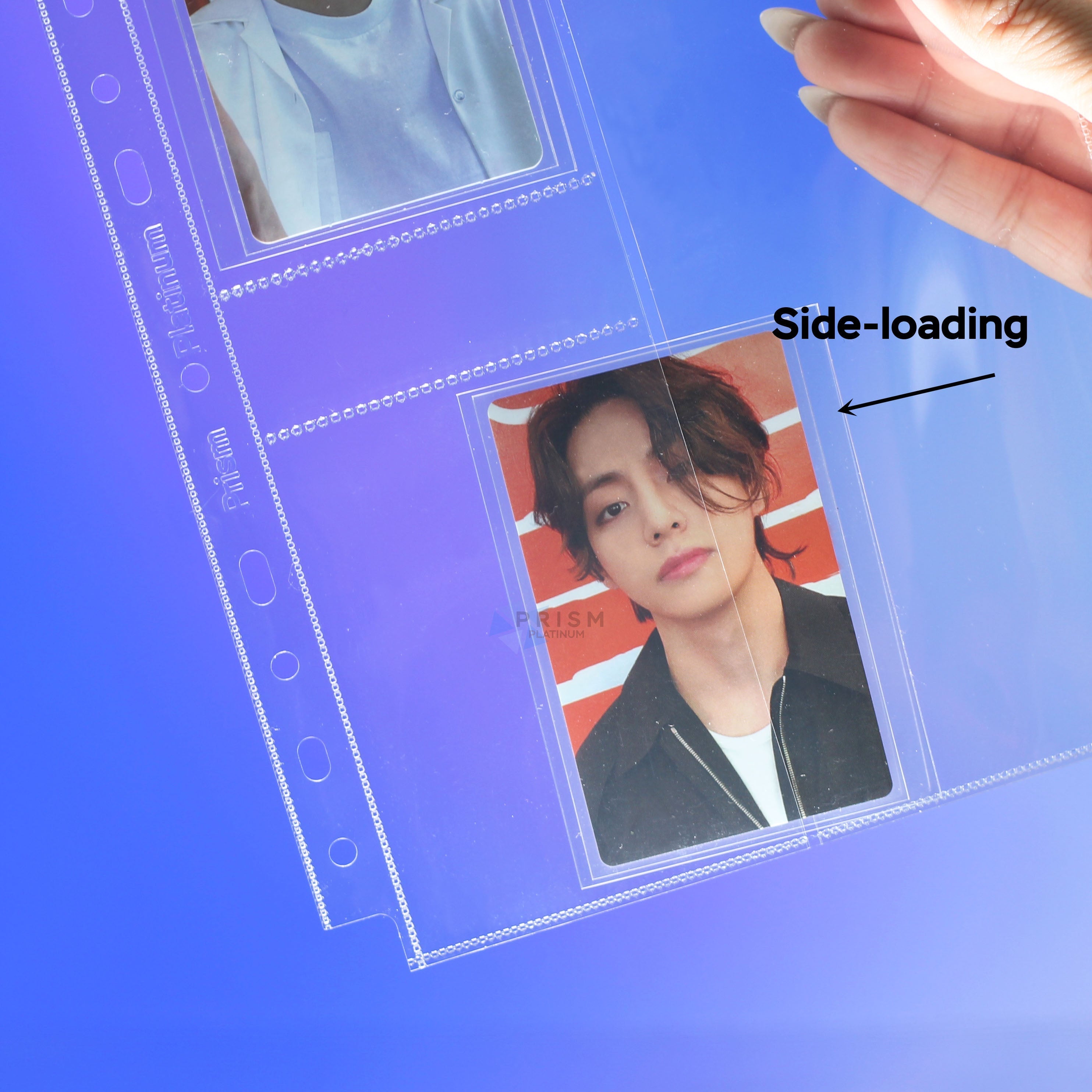 myCOLLECTION Custom A5 pages - 3-Pocket - Type B - Photocard and Filmstrip - Prism Platinum US