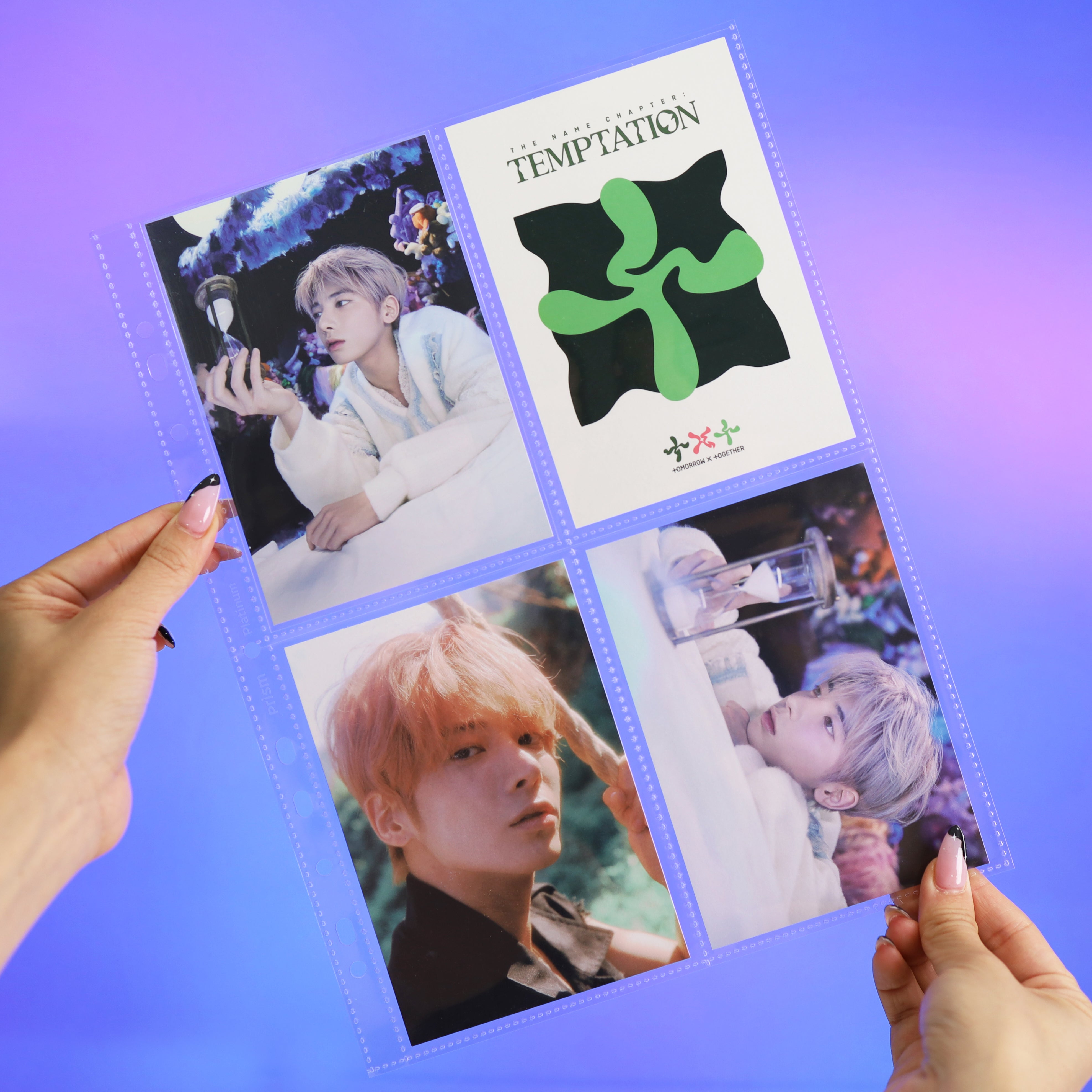 [PRE-ORDER] Custom A4 4-Pocket Pages - Prism Platinum US